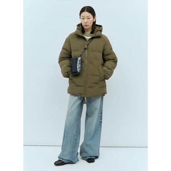 GANNI Soft Puffer Midi Jacket - Picture 2 of 6